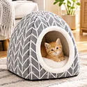 cat hideout manufacturer, small pet bed manufacturer China, geometric cat bed OEM